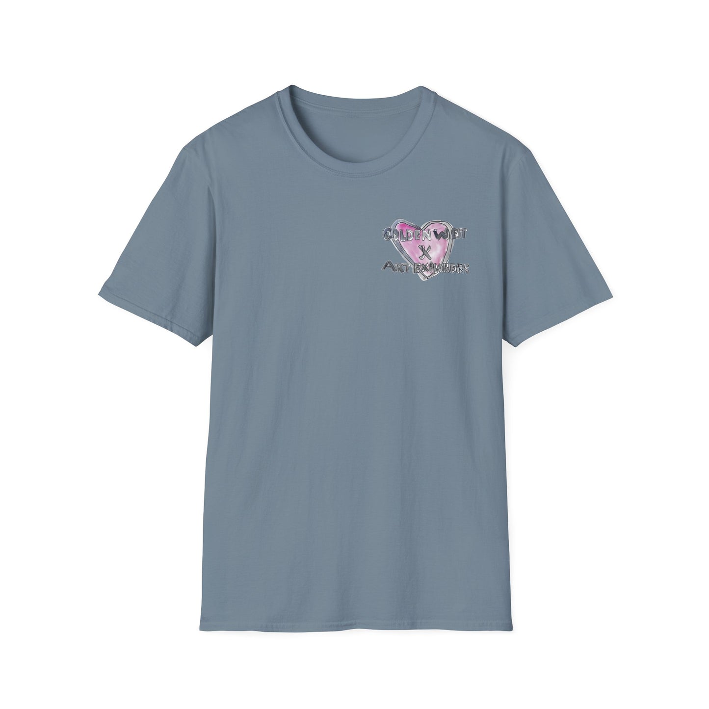 Golden West X Art Explorers Collab - Tee Shirt-front and back printing - Multiple Colors and Sizes Available