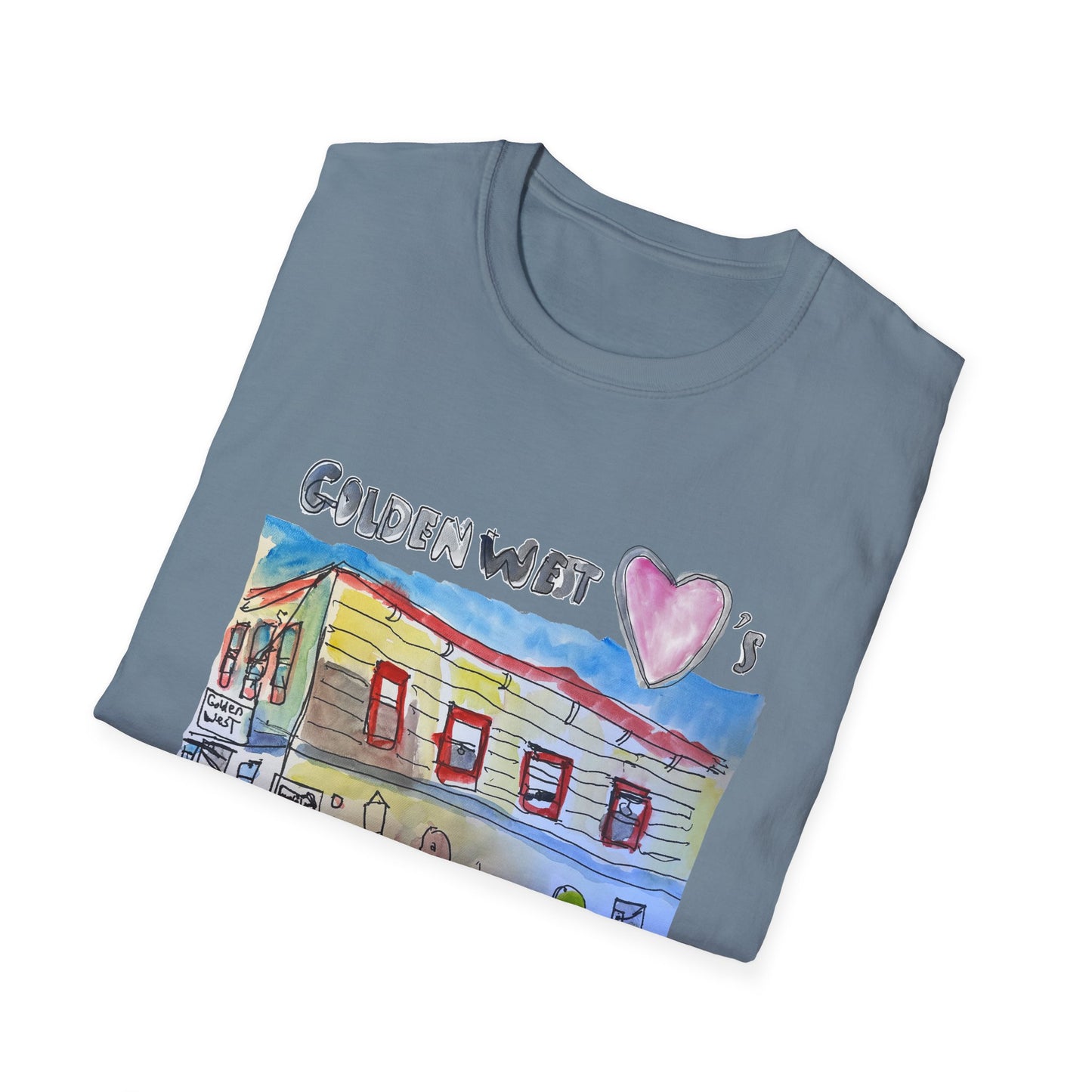 Golden West X Art Explorers Collab -Tee Shirt-front only print - Multiple Colors and Sizes Available