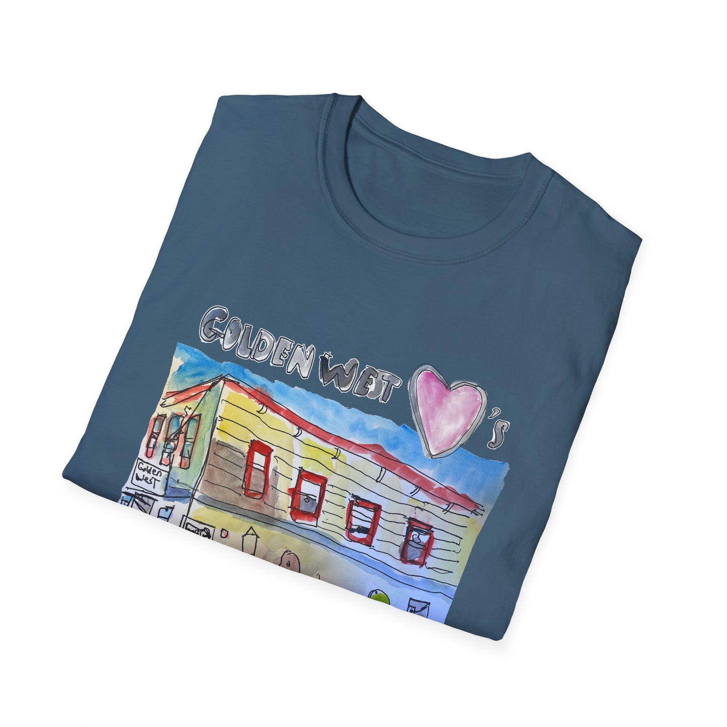Golden West X Art Explorers Collab -Tee Shirt-front only print - Multiple Colors and Sizes Available