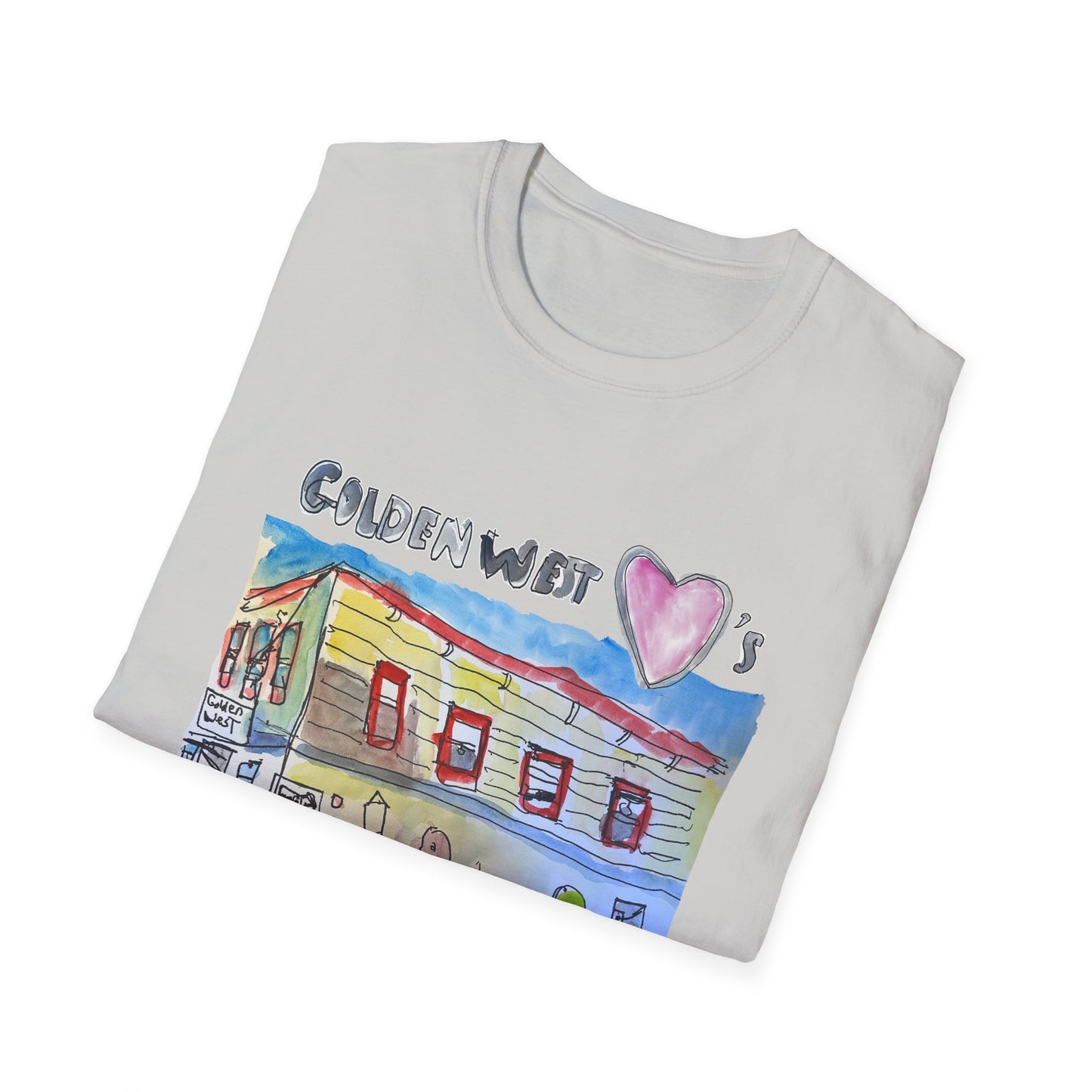 Golden West X Art Explorers Collab -Tee Shirt-front only print - Multiple Colors and Sizes Available