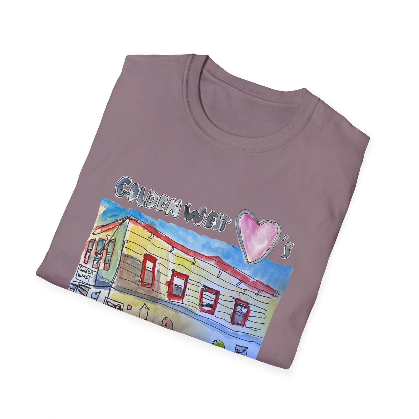 Golden West X Art Explorers Collab -Tee Shirt-front only print - Multiple Colors and Sizes Available