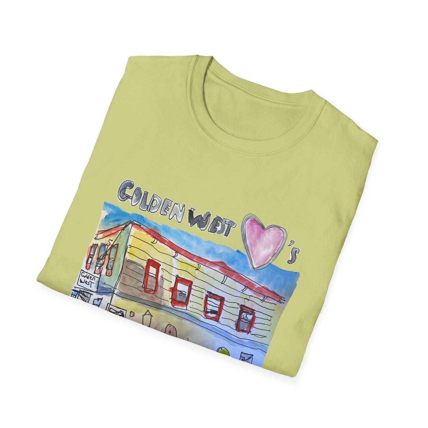 Golden West X Art Explorers Collab -Tee Shirt-front only print - Multiple Colors and Sizes Available