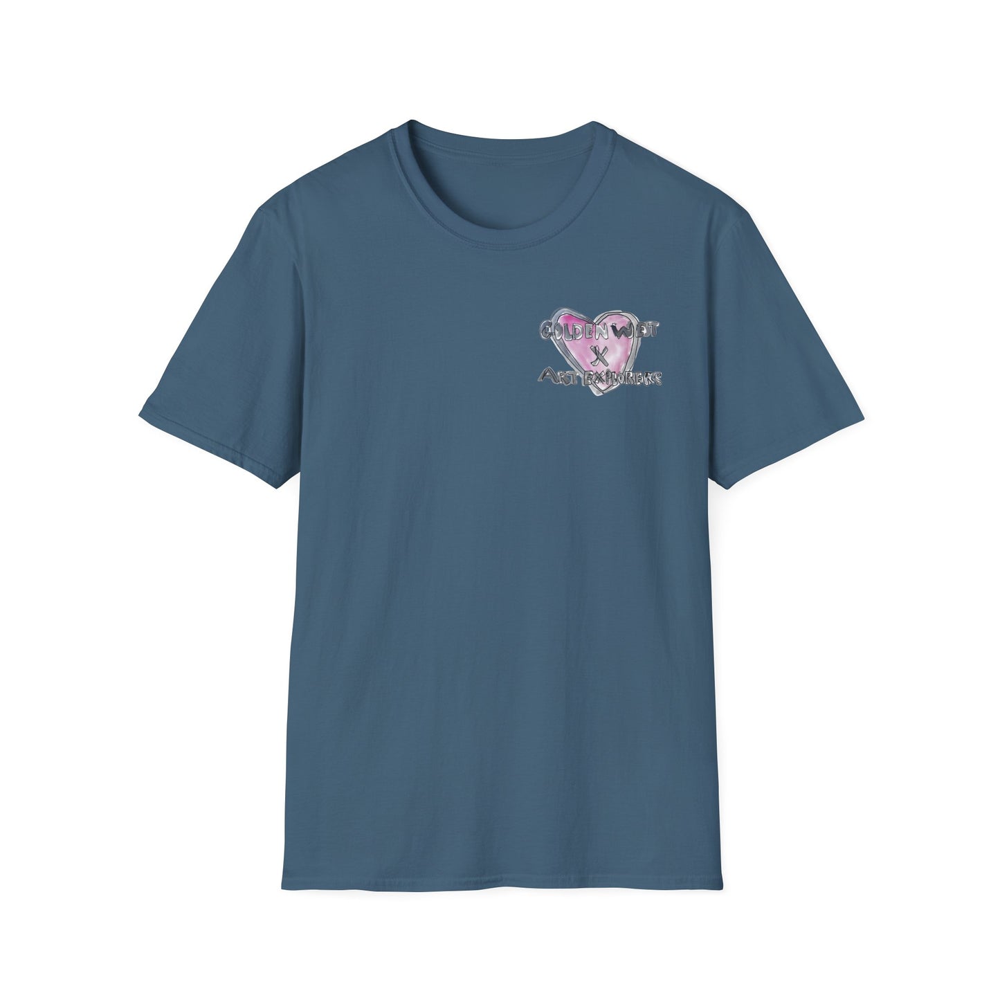 Golden West X Art Explorers Collab - Tee Shirt-front and back printing - Multiple Colors and Sizes Available