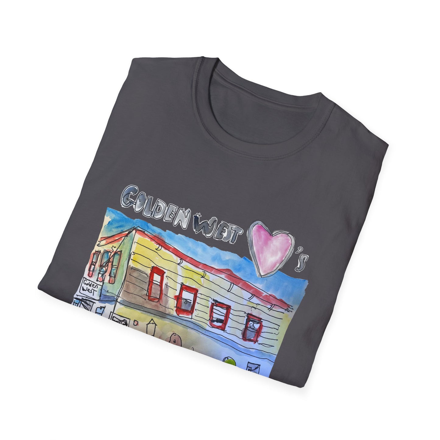 Golden West X Art Explorers Collab -Tee Shirt-front only print - Multiple Colors and Sizes Available