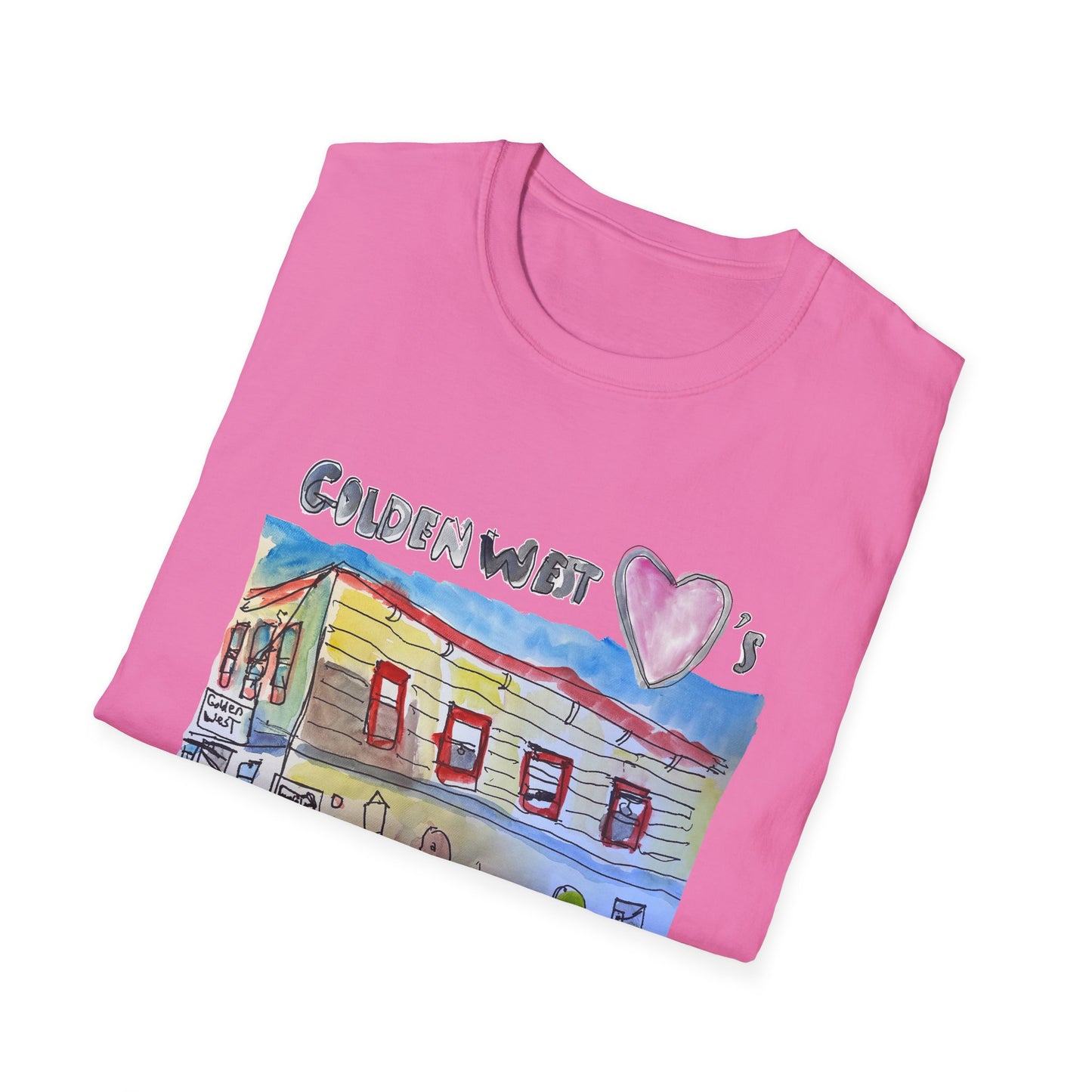 Golden West X Art Explorers Collab -Tee Shirt-front only print - Multiple Colors and Sizes Available