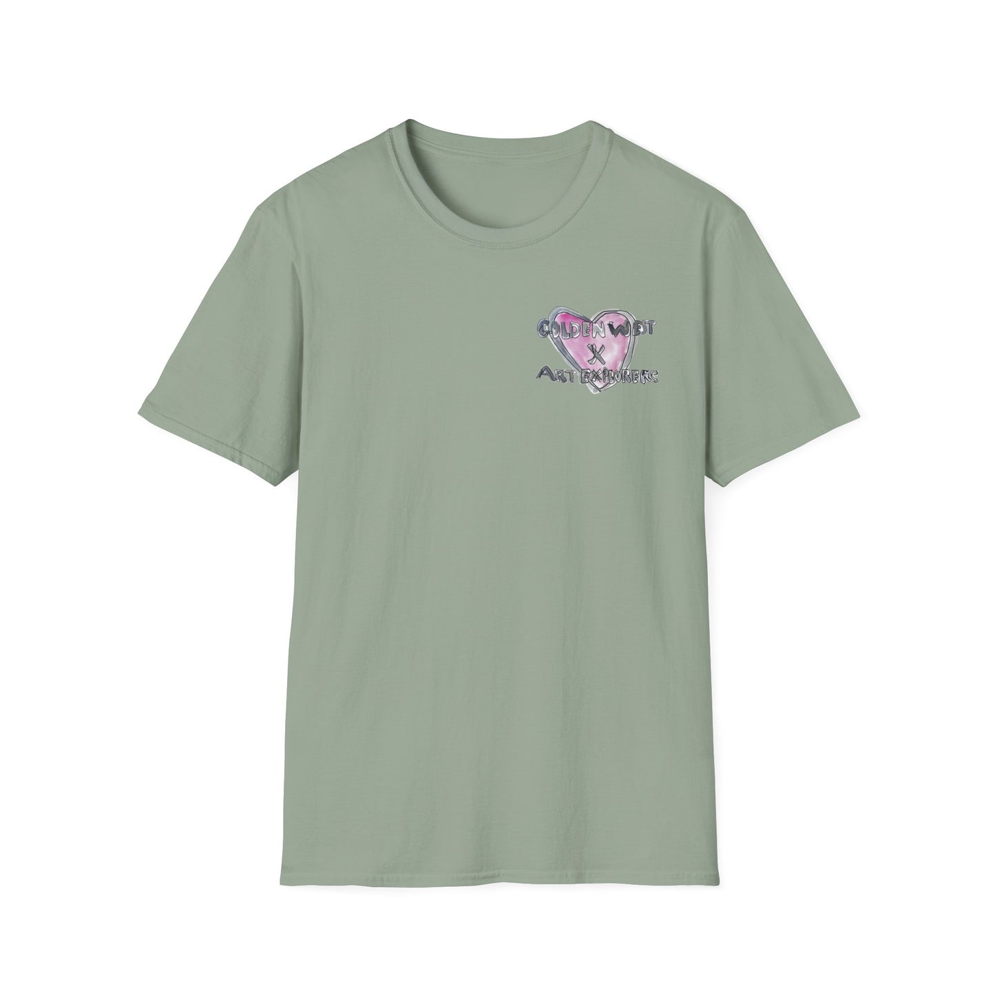 Golden West X Art Explorers Collab - Tee Shirt-front and back printing - Multiple Colors and Sizes Available