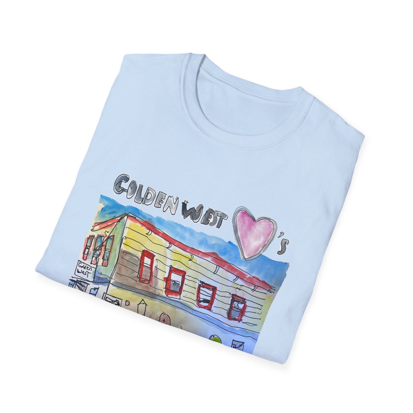 Golden West X Art Explorers Collab -Tee Shirt-front only print - Multiple Colors and Sizes Available