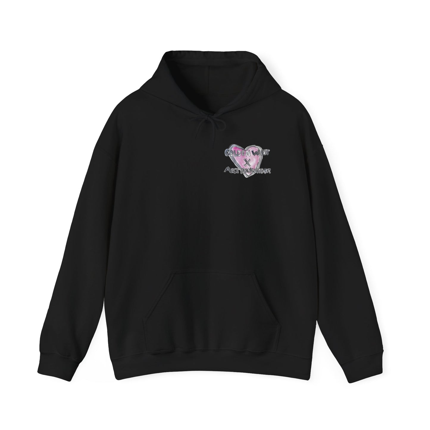 Golden West X Art Explorers Collab-Unisex Heavy Blend™ Hooded Pullover Sweatshirt-Printed front and back - Multiple Colors and Sizes Available