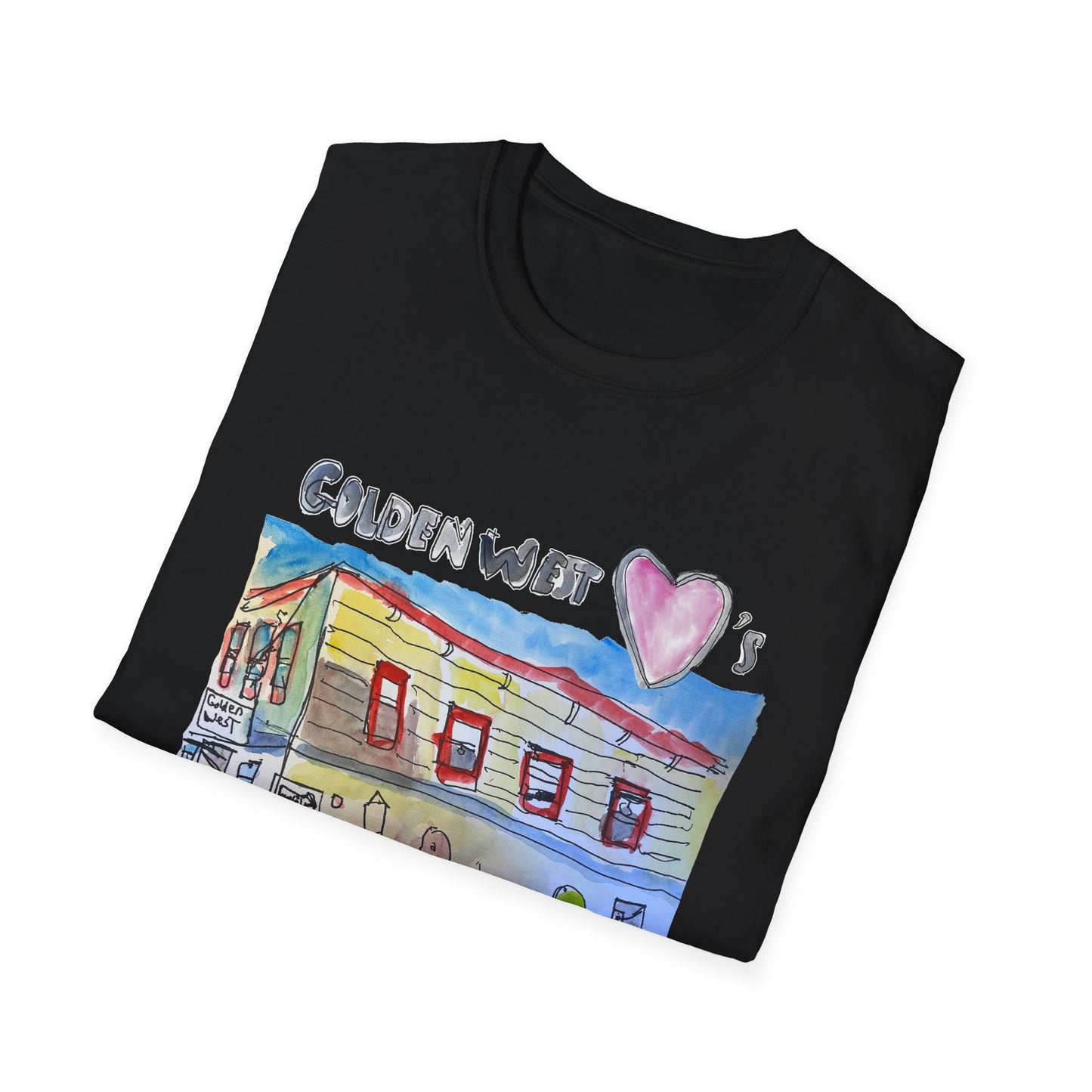 Golden West X Art Explorers Collab -Tee Shirt-front only print - Multiple Colors and Sizes Available