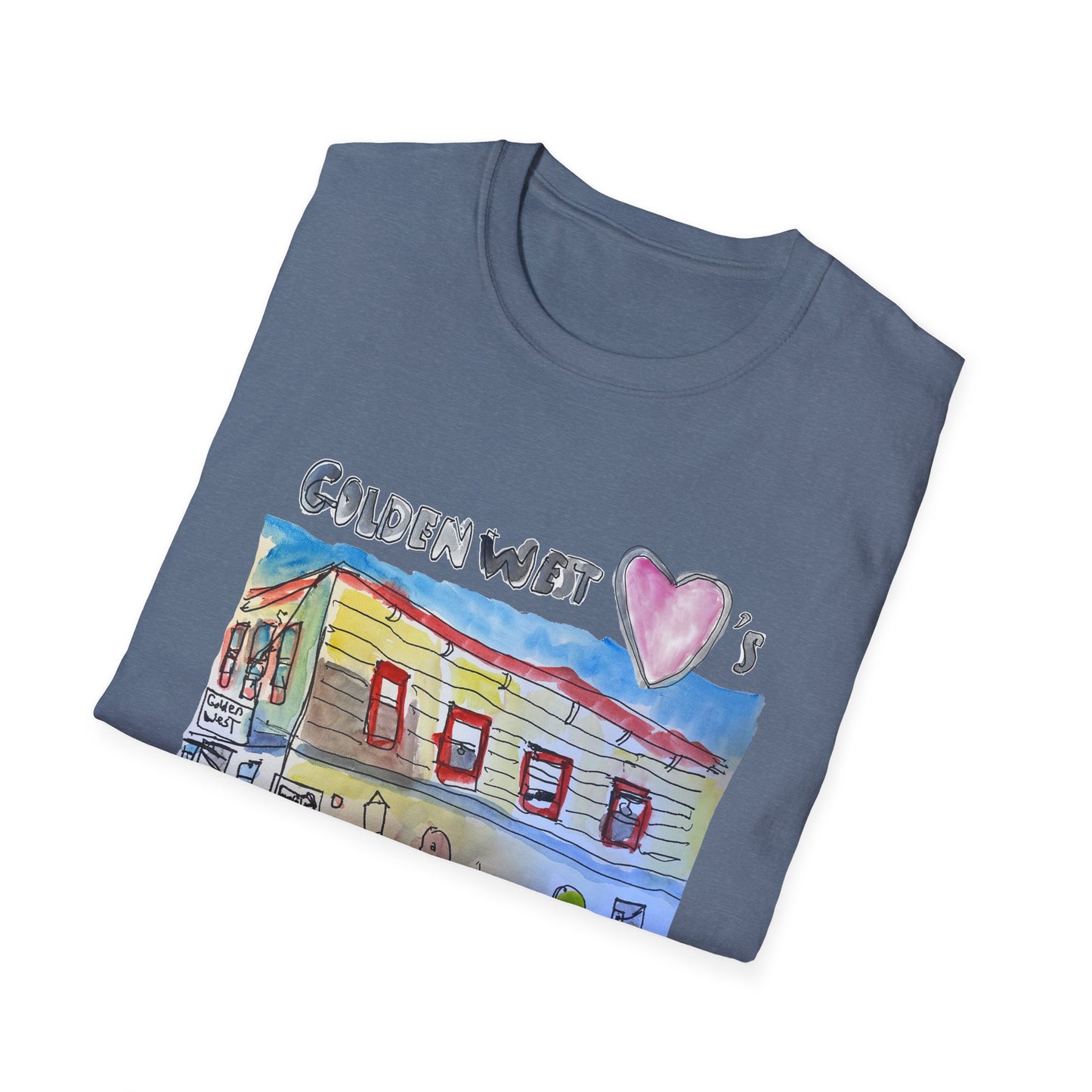 Golden West X Art Explorers Collab -Tee Shirt-front only print - Multiple Colors and Sizes Available