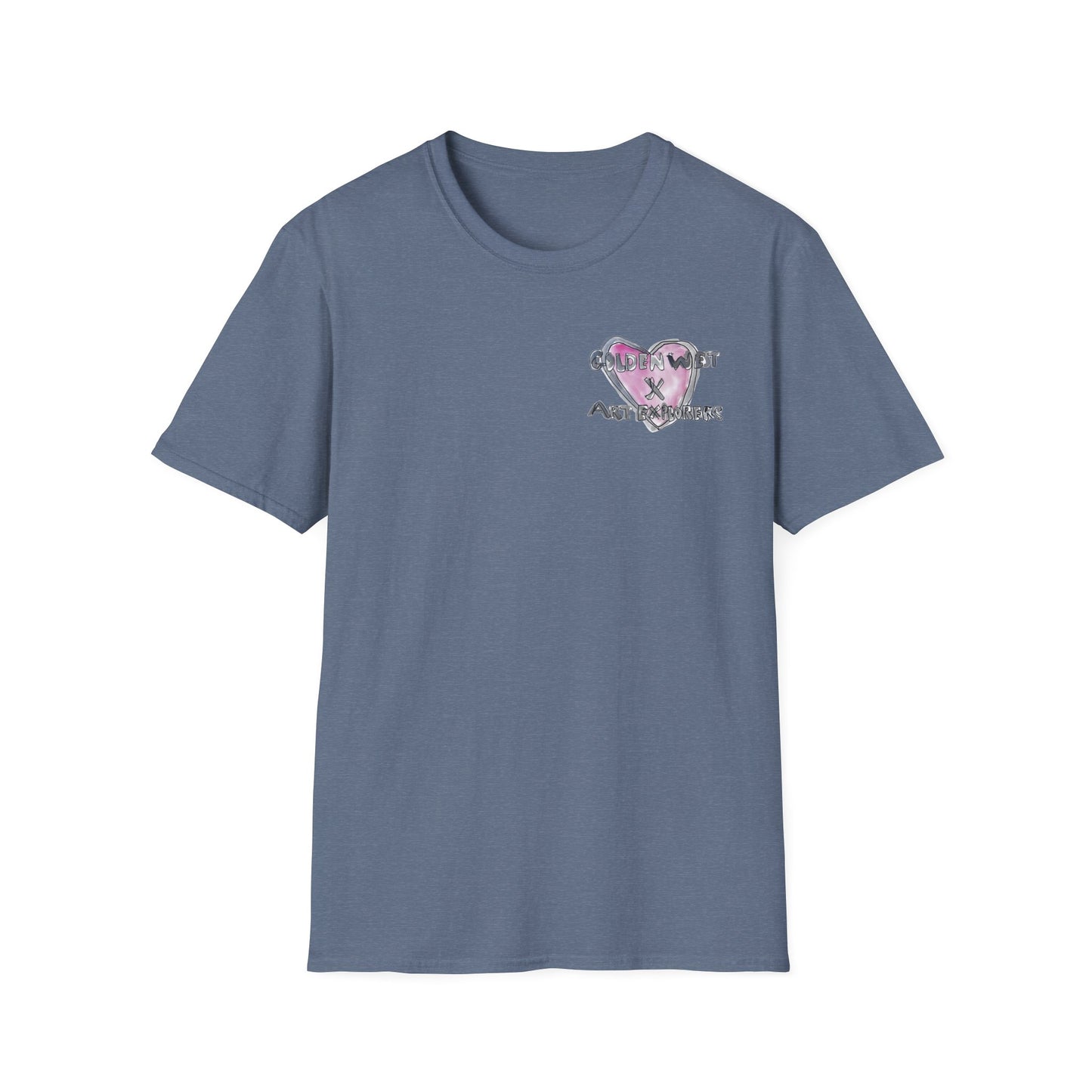 Golden West X Art Explorers Collab - Tee Shirt-front and back printing - Multiple Colors and Sizes Available