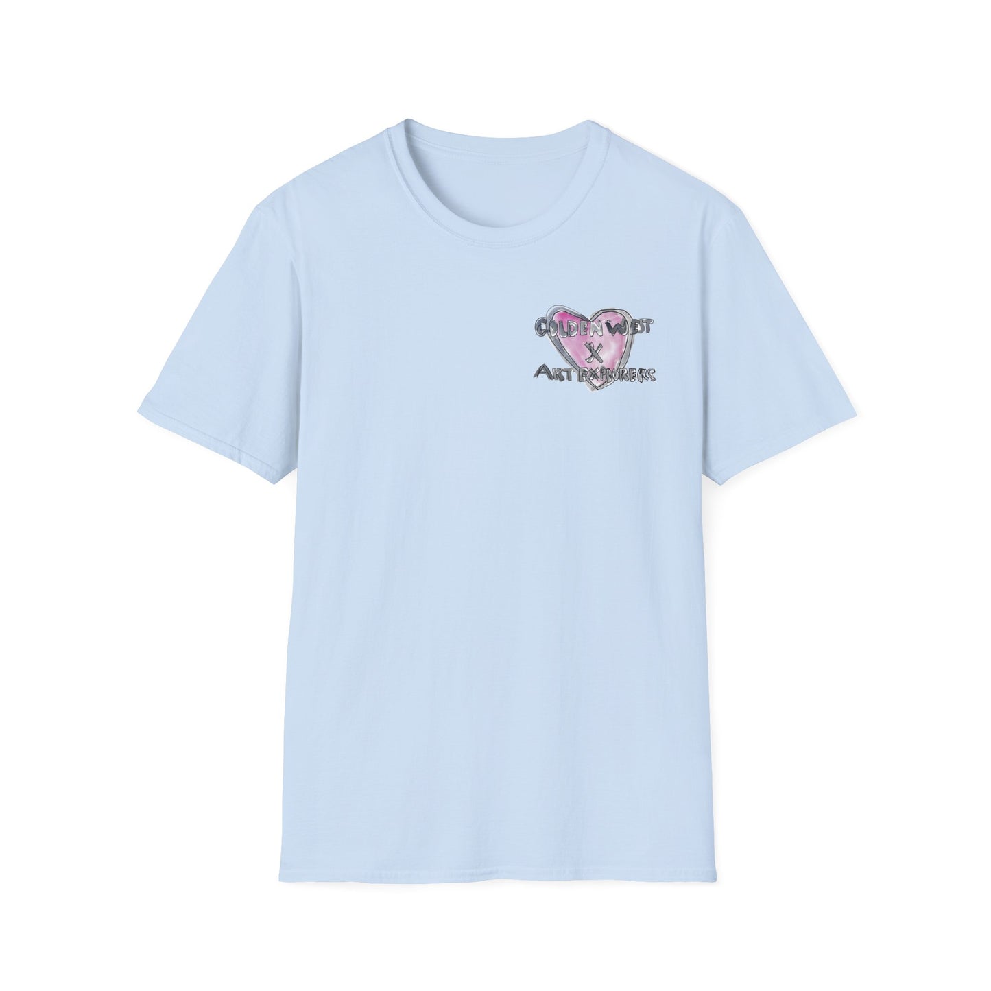 Golden West X Art Explorers Collab - Tee Shirt-front and back printing - Multiple Colors and Sizes Available