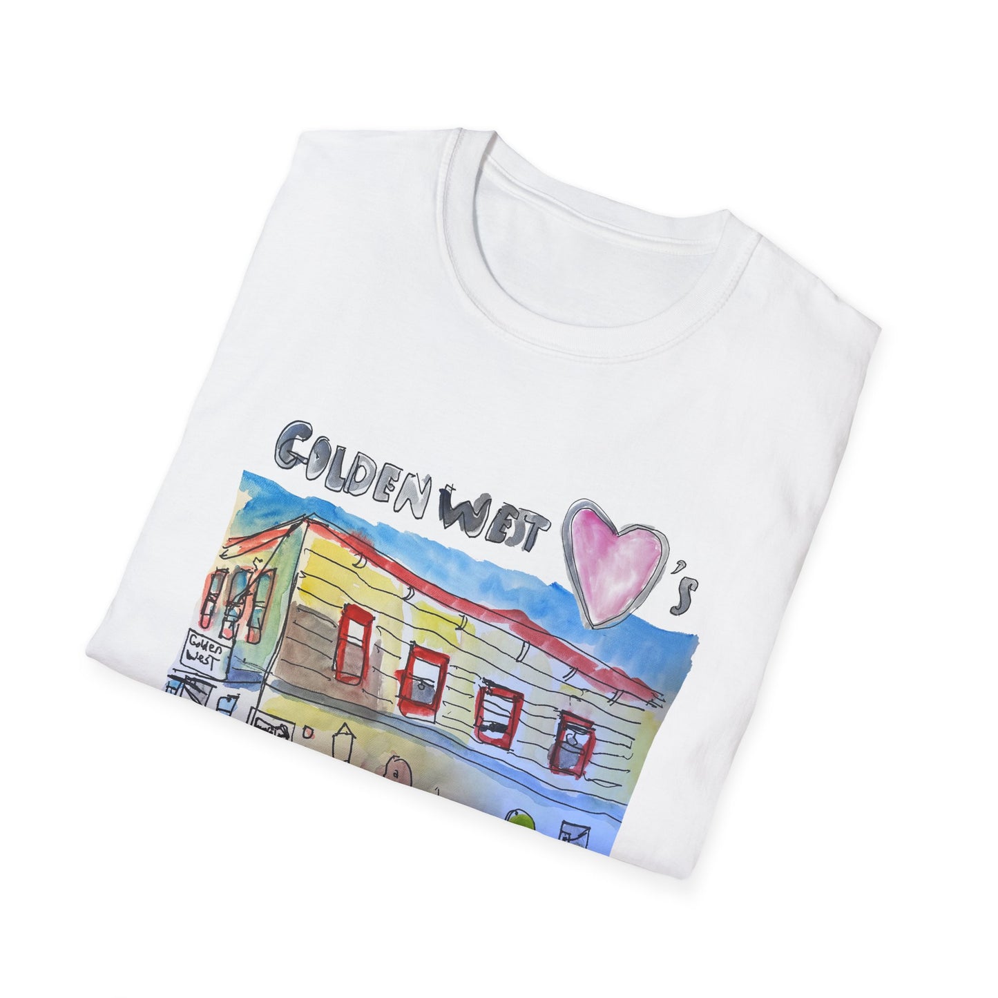 Golden West X Art Explorers Collab -Tee Shirt-front only print - Multiple Colors and Sizes Available